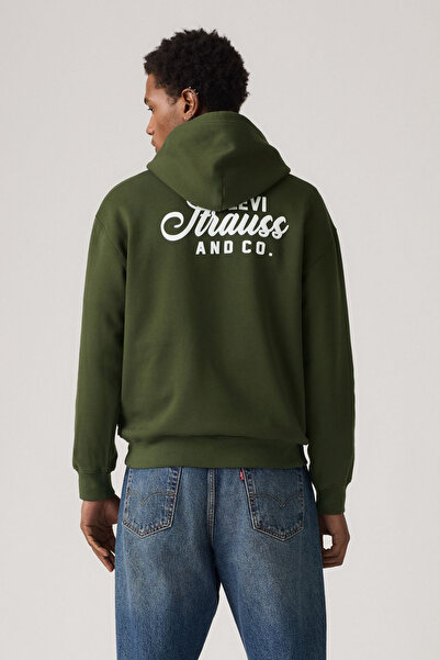 Levi's Relaxed Graphic Men's Green Sweatshirt