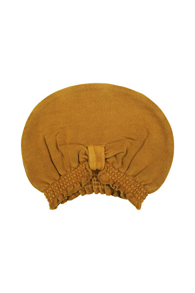 Lovedbaby Baby hat 100% hypoallergenic GOTS certified cotton, Butterscotch, 0-24 months