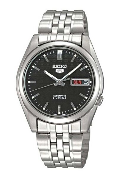 Seiko Men's Round Shape Stainless Steel Analog Wrist Watch 37 mm - Silver - S...