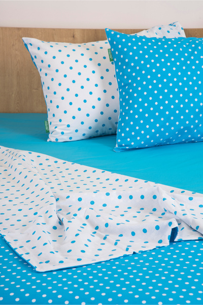 Benetton Home Blue Double Duvet Cover Set