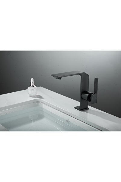 Smack Baterie lavoar negru mat - ESN027, Alamă