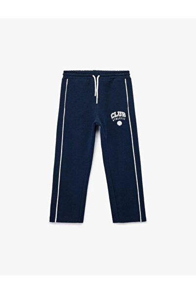 Koton Sa džepovima Kupi Na vezivanje Prugasto Štampano Labave tamnoplave deči...