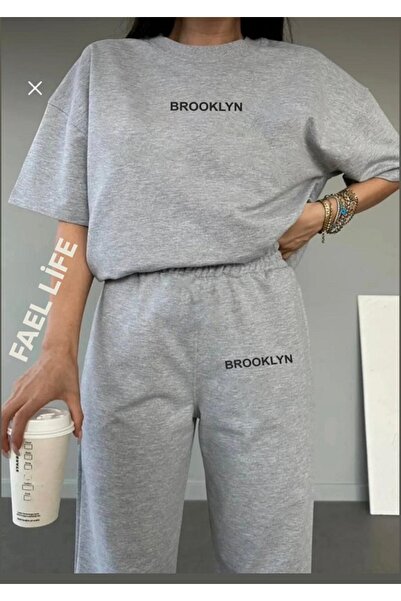 FAEL LİFE SET UNISEX FETE/BĂIEȚI CU TRICOU LARGĂ ȘI PANTALONI DE TRENING CU I...
