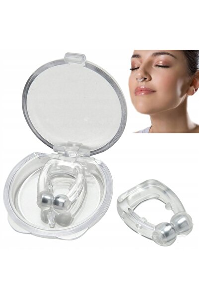 zola Anti-snoring nasal device, with magnets, transparent, 2x1.5 cm