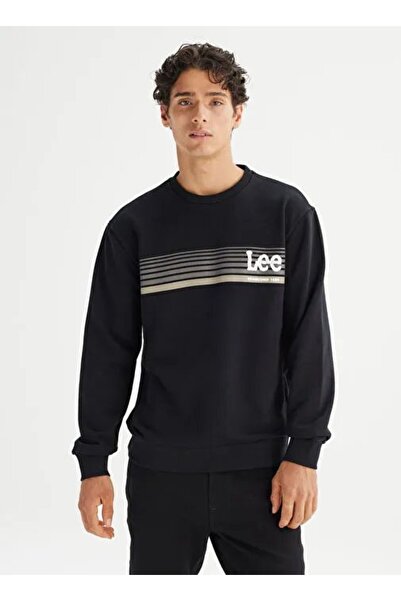 Lee Велосипедна комір чорний чоловічий світшот L2520099001 Чорний світшот