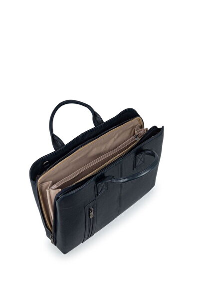 Bilik Deri حقيبة كمبيوتر محمول وحقيبة أعمال باللون الأزرق الداكن للجنسين BLM09 2197