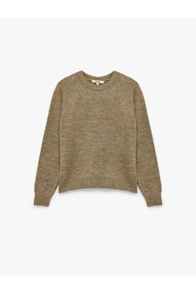 Koton Long Sleeve Crew Neck Basic Knitwear Sweater