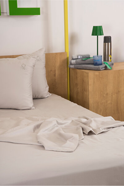 Benetton Home Light Gray Double Duvet Cover Set