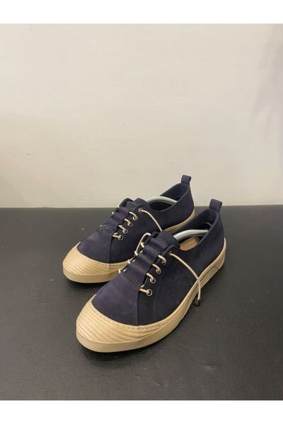 Özay Kadın Hakiki Deri Lastik Bağcıklı Günlük Ayakkabı