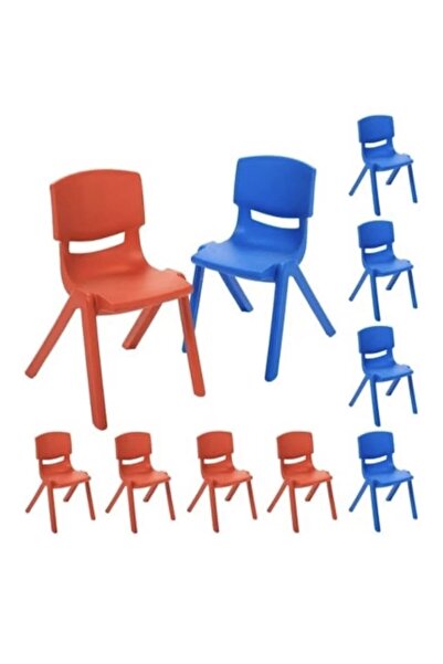 Generic مجموعة كراسي الدراسة الملونة للأطفال، تصميم مبتكر، مريحة وخفيفة الوزن...