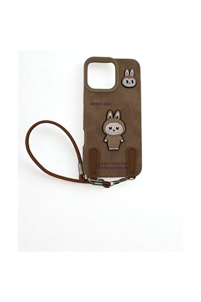 Case MOODE Suede Charm Labubu Collection for iPhone 16 Pro Max