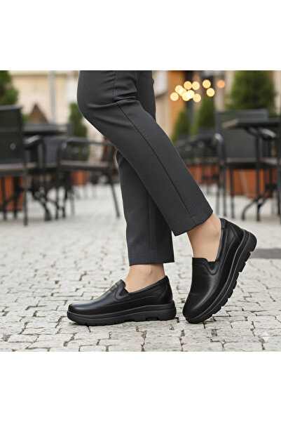 Ceyo 1049 Genuine Leather Ultra Light Full Orthopedic Women's Casual Daily Shoes