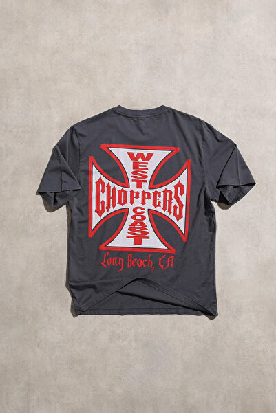 Overdrive West Coast Choppers Vintage Short Sleeve Oversized Tshirt