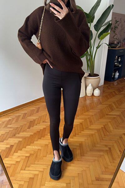 MAGARDE Leg Detail Premium Leggings - Black