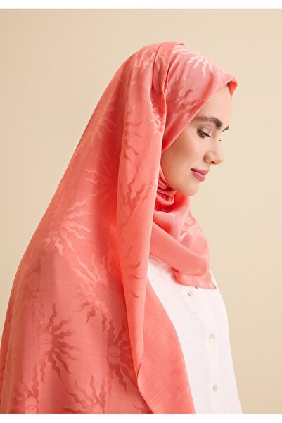 Imannoor Güneş Doğarken Shiny Jacquard Shawl