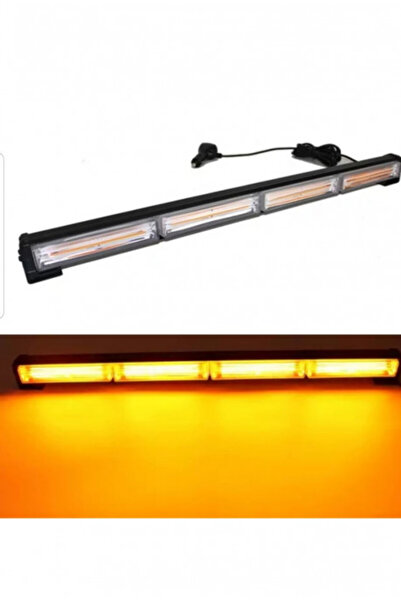 Led Light Alex Bară luminoasă stroboscopică cu magnet, controler și buton por...