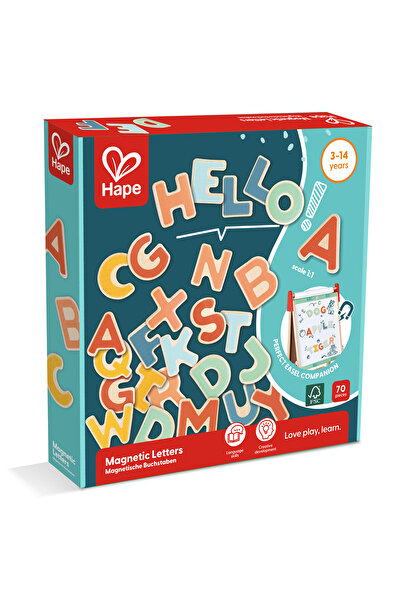 Hape 70 pcs Wooden Magnetic Letters