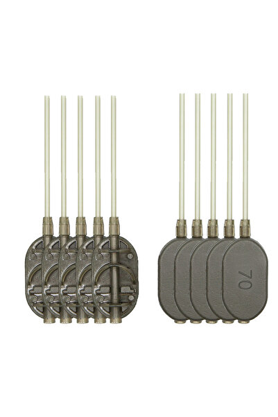 FRY Method Feeder Arc Flat cu tija XL, 70g, set 10 buc