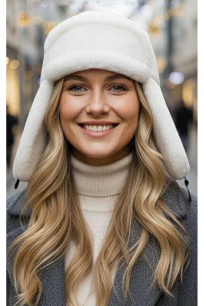 Mood Agenda Women's Plush Kalpak Pilot Hat