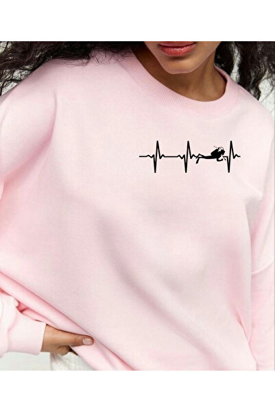 Tubinyoo سترة دافعة للحرارة بياقة دائرية من مطبوع خيوط من دالغين