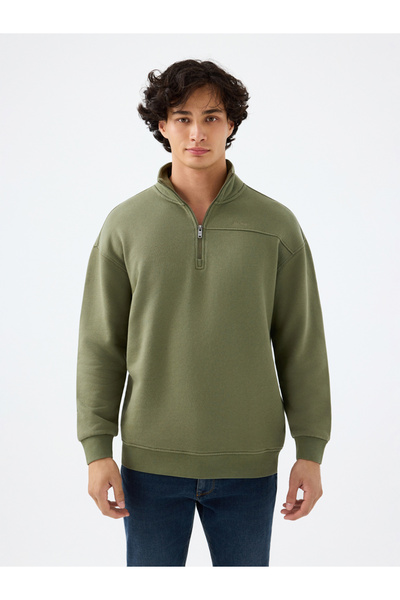 Loft Açık Haki Erkek Sweatshirt Lf2040575