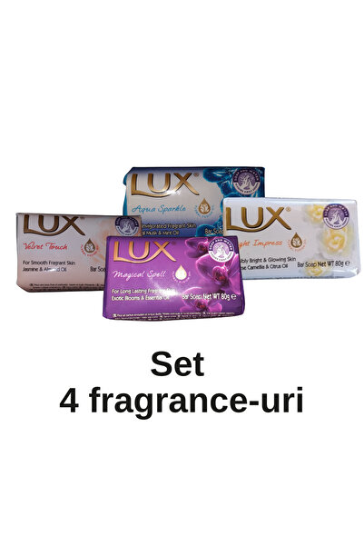 LUX Bar Soap 4 bucati/ 4 fragranceuri