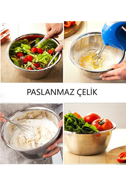 Duffa Stainless Steel Mixing Bowl Storage Bowl Dough and Salad Bowl Storage Bowl