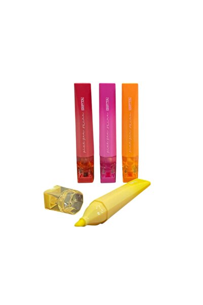 Gıpta 4-Pack Highlighter Pens Bright Colors (Water-Based)