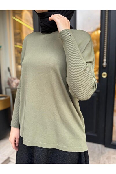 Invee Skirt Top Knitwear Bonus Green