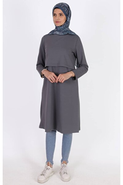 Mersha Collection Emzirme Özellikli Tunik - Lohusa Anneler İçin Pratik Tasarım