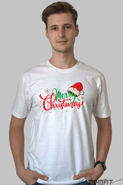 GILDAN Tricou De Craciun Merry Christmas Cu Caciula Mosului 3 Barbat
