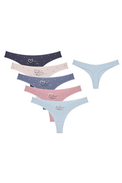 Donella 5-Pack Women's Thong 2481B33