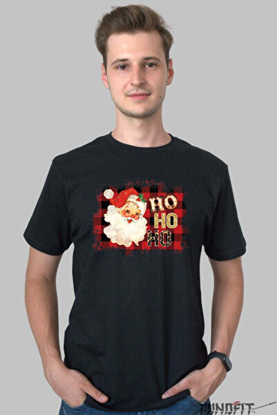 GILDAN Tricou De Craciun Ho Ho Ho Vintage Barbat