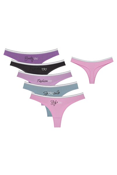 Donella 5-Pack Women's Thong 2471Pb210
