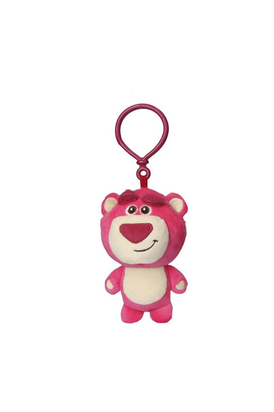 Toy Story Disney Toy Story Lotso Pink 3D Plush Figure with Hanger, Bag Decoration 13 cm