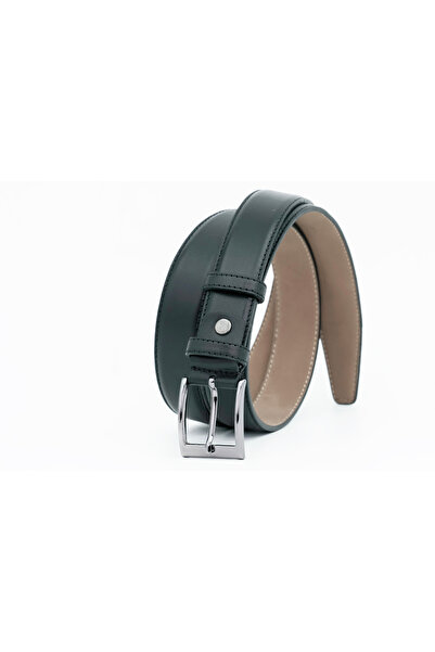 Tuna Genuine Leather 2.7 cm Classic Men's Belt - Kmr5000
