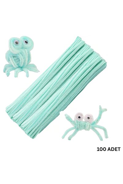 roco paper Şönil Tel, El İşi, DIY, Hobi ve Çiçek Yapım Teli, Nil Yeşili, 100 ...