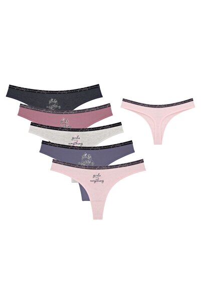 Donella 5-Piece Women's Thong 2471Pb157