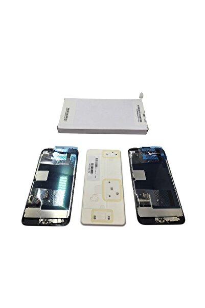 OEM iPhone 8 Plus Lcd Ekran % 100 Apple Servis Ürünü Siyah Ön Kamera Home Tuş...