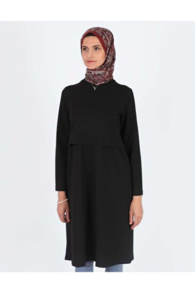 Mersha Collection Emzirme Özellikli Tunik - Lohusa Anneler İçin Pratik Tasarım