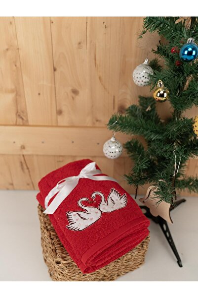 Baveno Бавовняний 2-комплект 45x70 см Преміум вишитий дизайн рушник і рушник набір