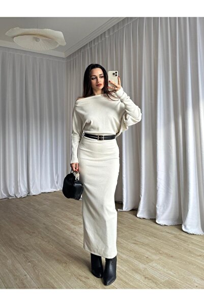 Mooi Butik Boorman Midi Dress 3943 - White