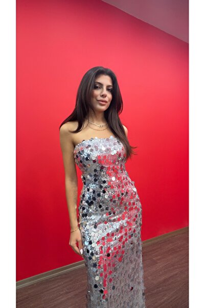 LOISY Women's Sequin Maxi Dress