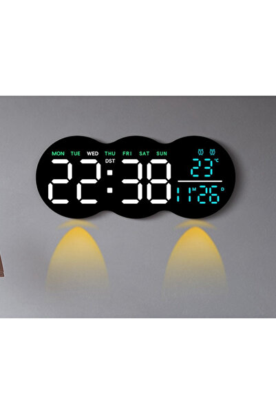 China LED 2808 digital table or wall clock with ambient light and countdown function
