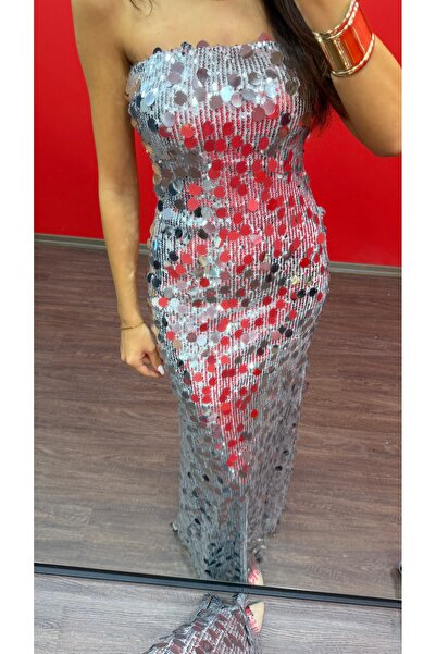 LOISY Women's Sequin Maxi Dress