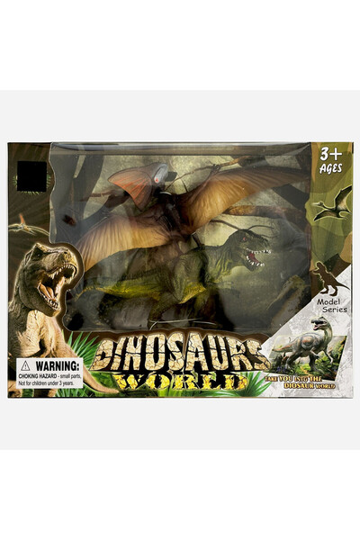 dinozauri Dinosaur Set of 2 plastic figurines in box