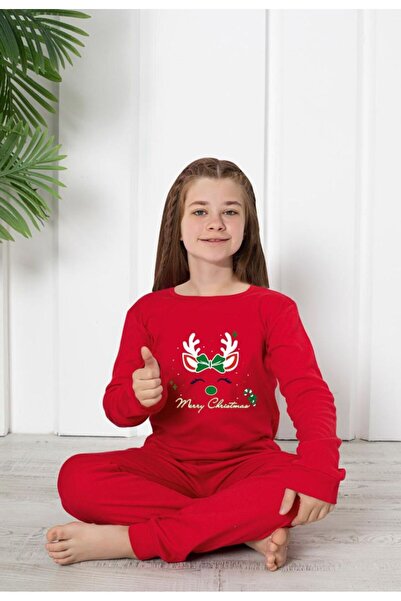OEM Girls’ Christmas Interlock Pajamas – Cozy Festive Sleepwear for Kids 6 - 14 Years Old