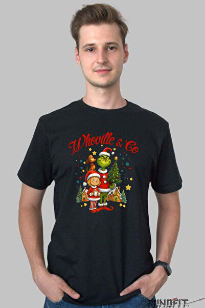 GILDAN Tricou De Craciun Whoville Si Grinch Barbat