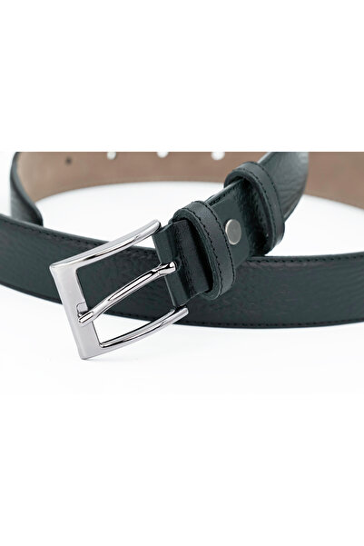 Tuna Genuine Leather 2.7 cm Classic Men's Belt - Kmr5000