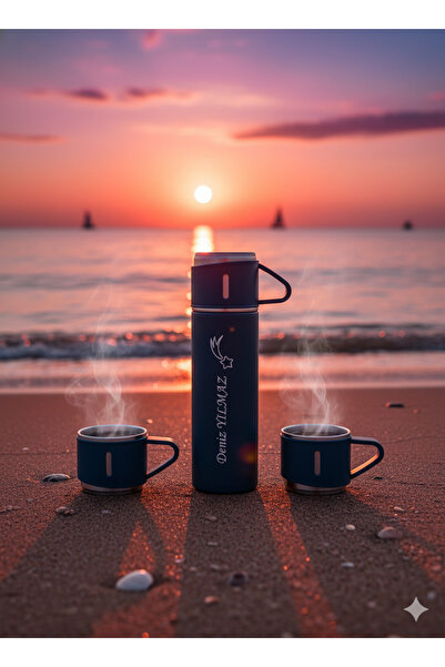 Mio Life Premium A+ Quality Stainless Steel Coffee Thermos Tea Thermos 3 Cup Thermos 500ml Bag Gift